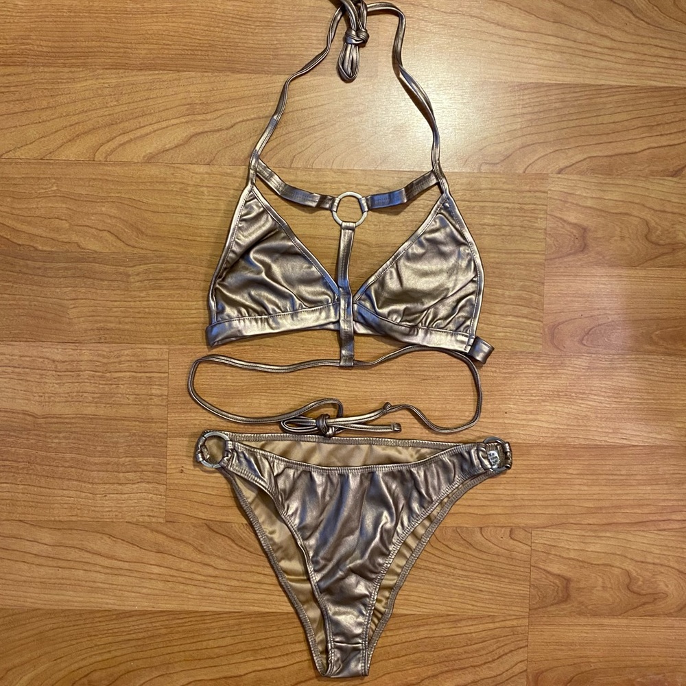 Gold Metallic O-Ring Festival Set
